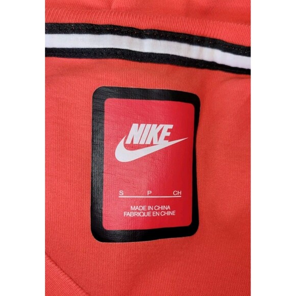 Nike Tech Hypermesh Pocket Tee Mens SM Red Streetwear Athletic Hip Hop Minimal - Picture 5 of 7